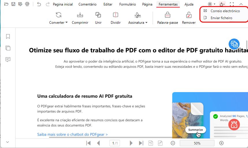Compartilhar PDF