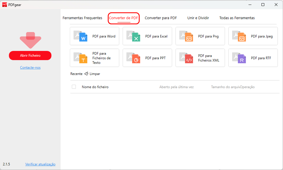 Converter PDF Diretamente
