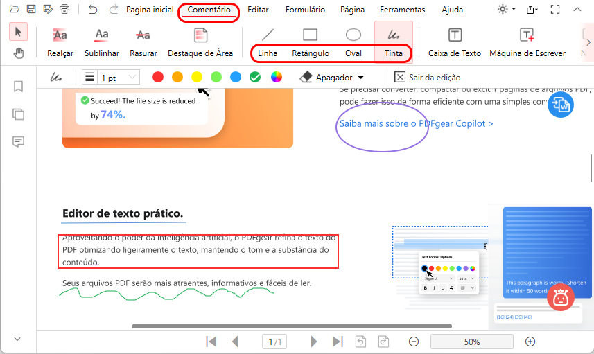 Desenhar no PDF