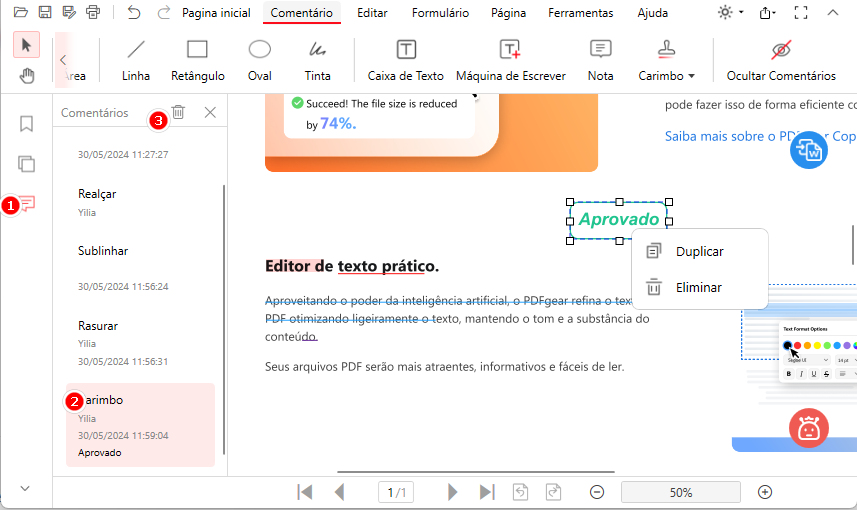 Excluir a Anotação