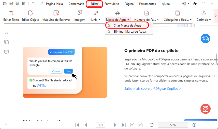 Criar Marca d'Água