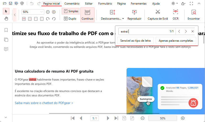 Pesquisar Texto no PDF