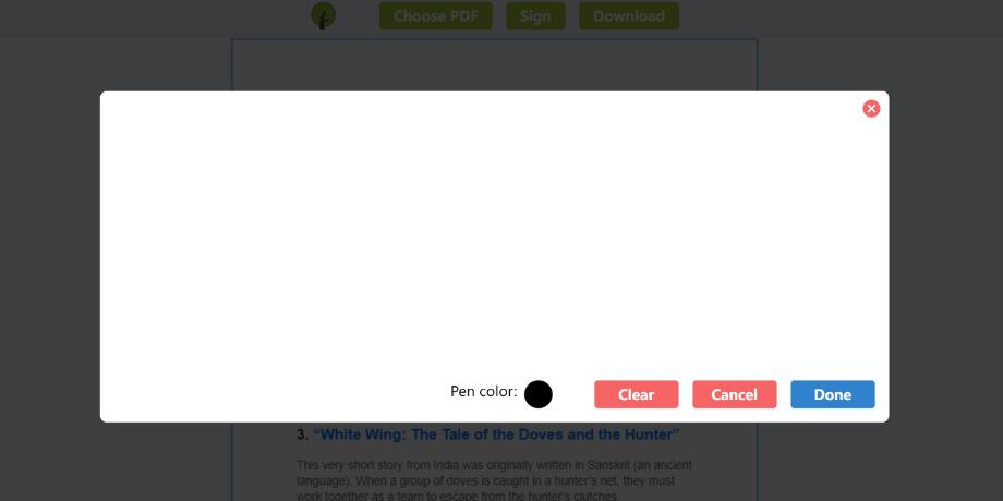 Add Signature Via Pad