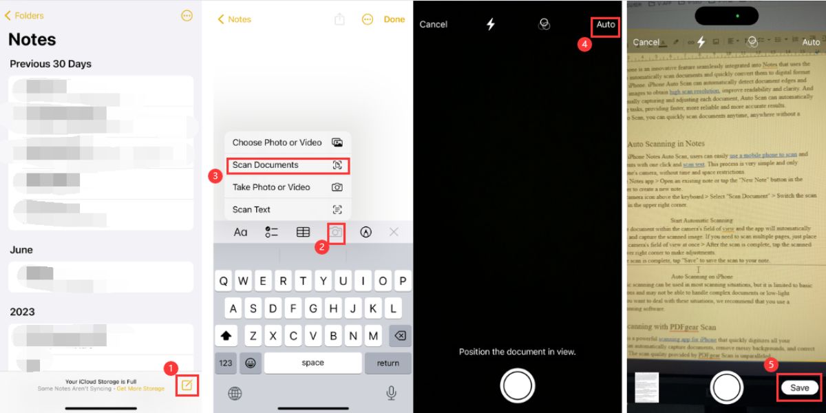 Auto Scanning on iPhone