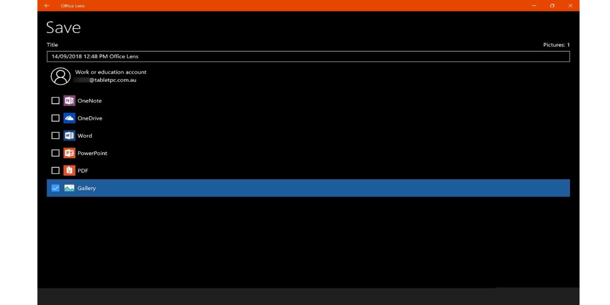 Choose a way to save