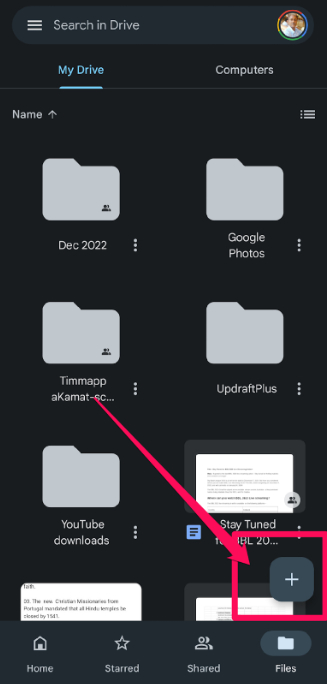 Create New Document in Google Drive