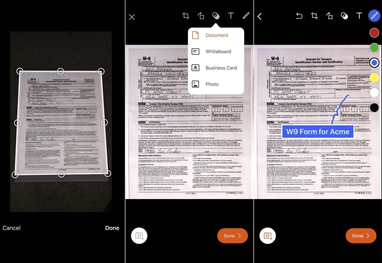 Edit and Save Document
