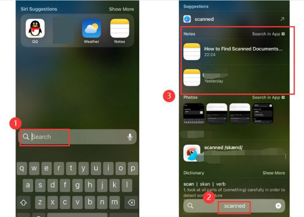 Find Scanned Documents in Spotlight Search