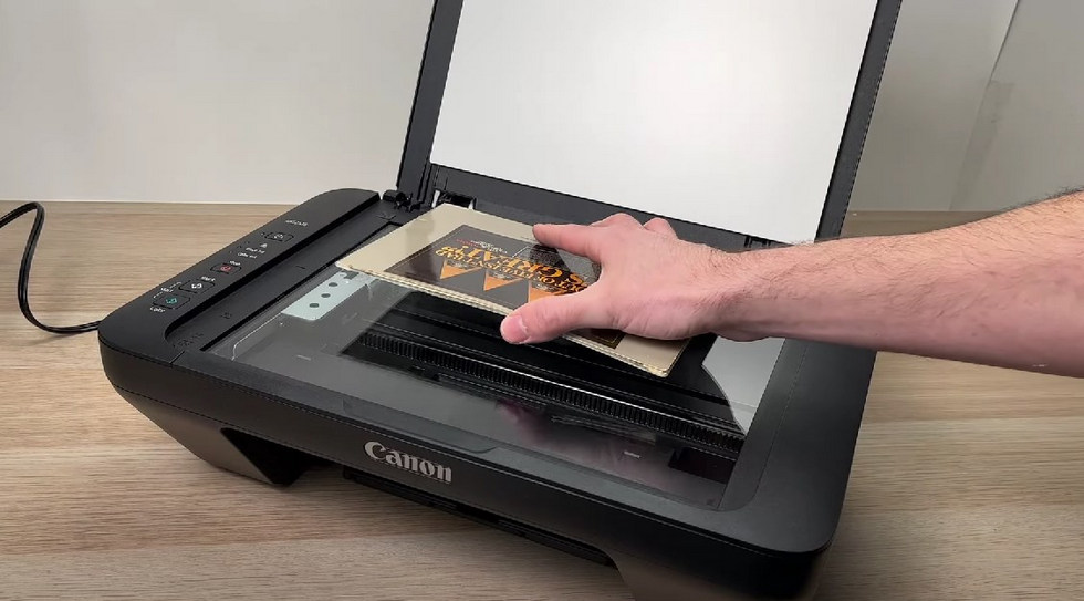 Fold the Document for Scan