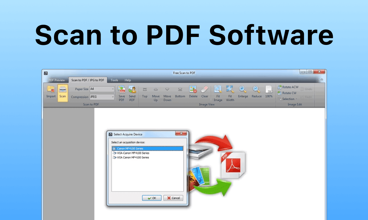Free Scan to PDF Software