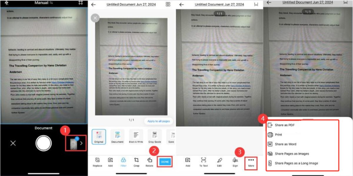 Save Scanned Document