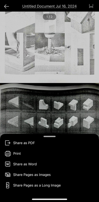 Save the Scanned Document