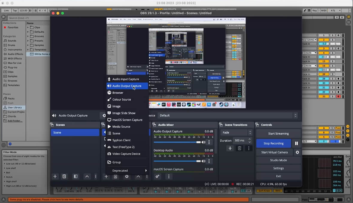 Audio Output Capture