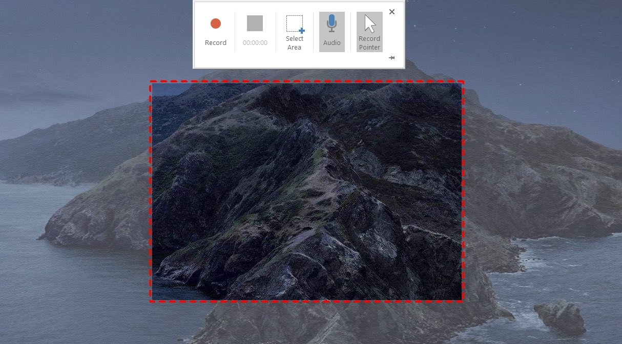 Establish an Area to Record