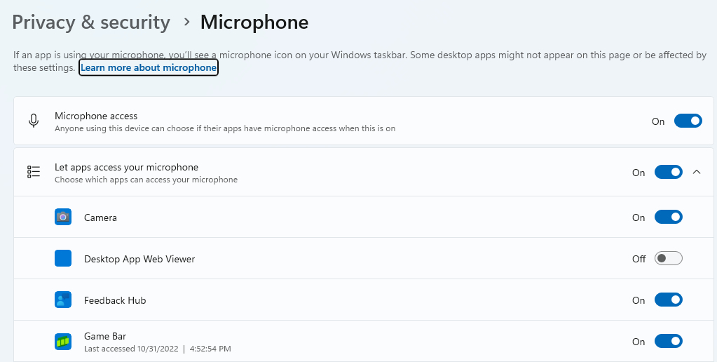 Grant Microphone Permission