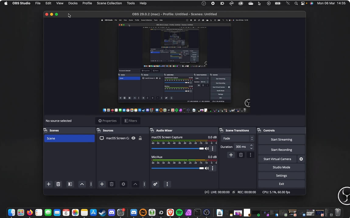 OBS Studio on Mac