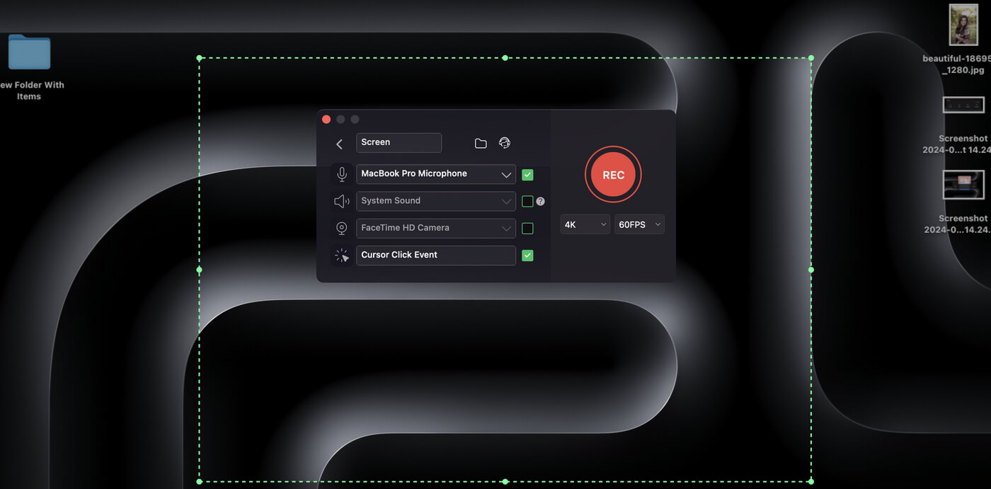 Record Screen Using Record Go