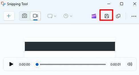 Save the Screen Recording File