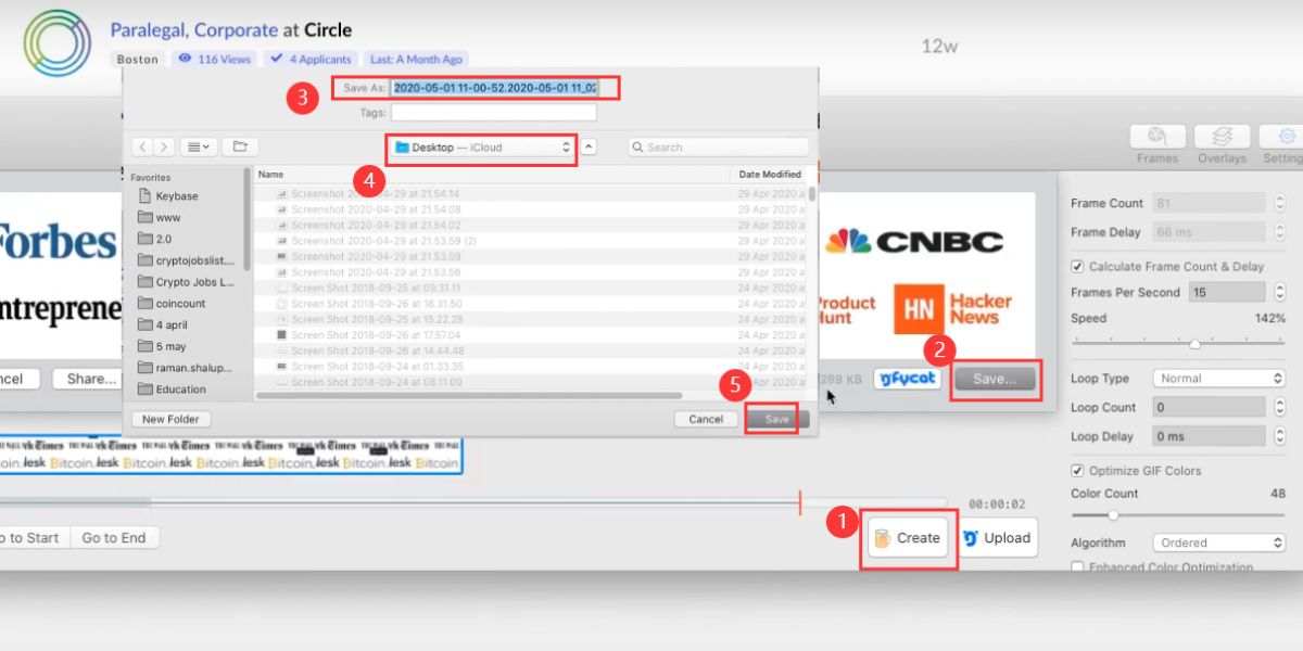 Save the Video as a GIF