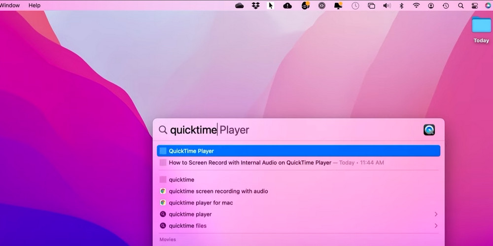 Search Quicktime Player