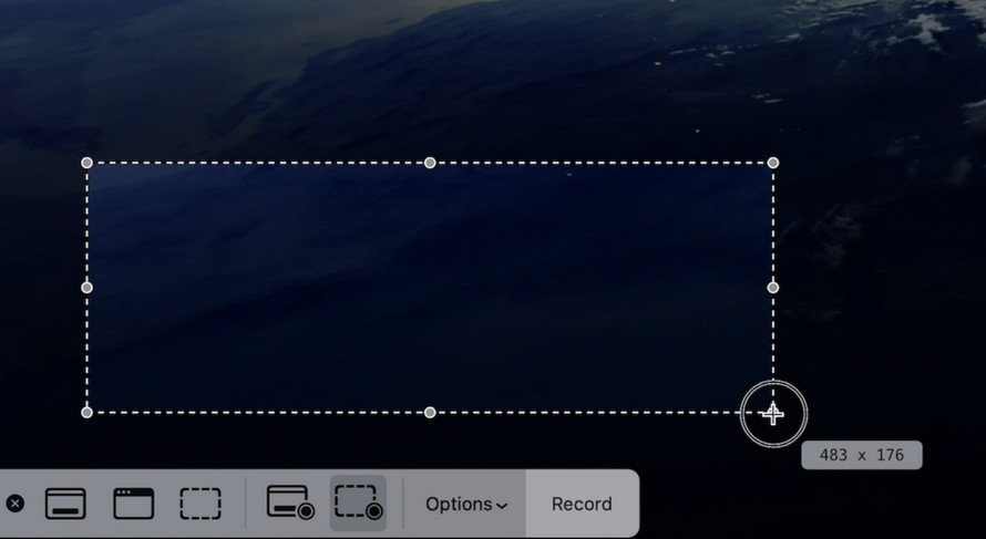 Select Area to Record