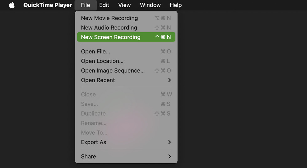 Launch QuickTime Player