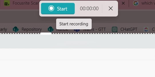 Start to Record