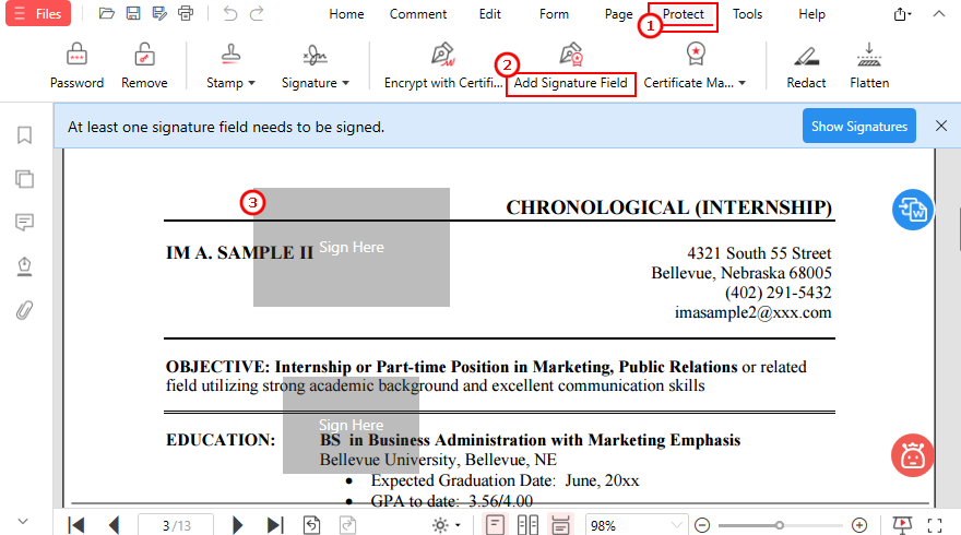 Add multiple Digital Signatures in PDF for Free
