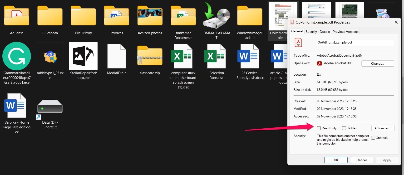 Check Permissions