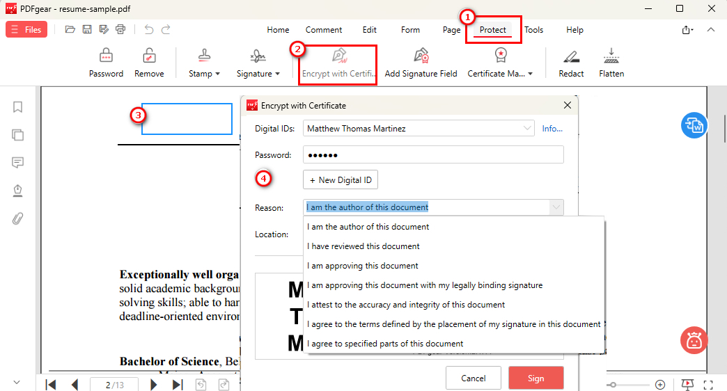 Add Certificate-Based Digital Signature to PDF