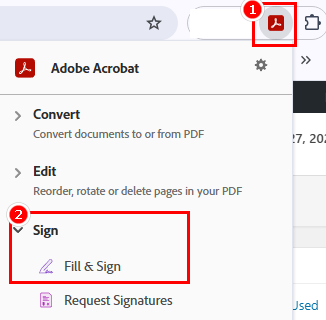 Open PDF with Adobe Acrobat Extension