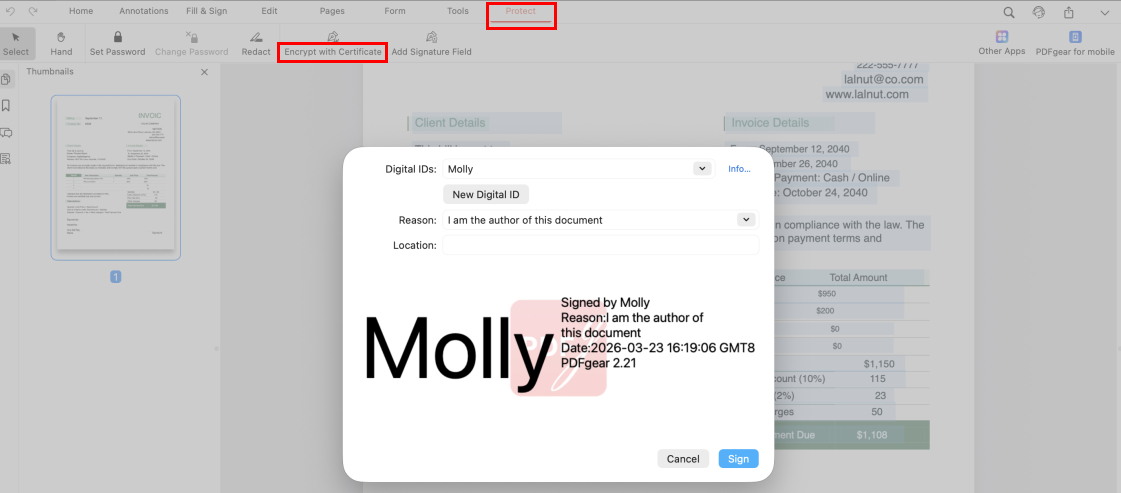 How to Create a Digital Signature Using PDFgear