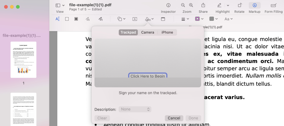 How to Add a Signature to a PDF in Preview