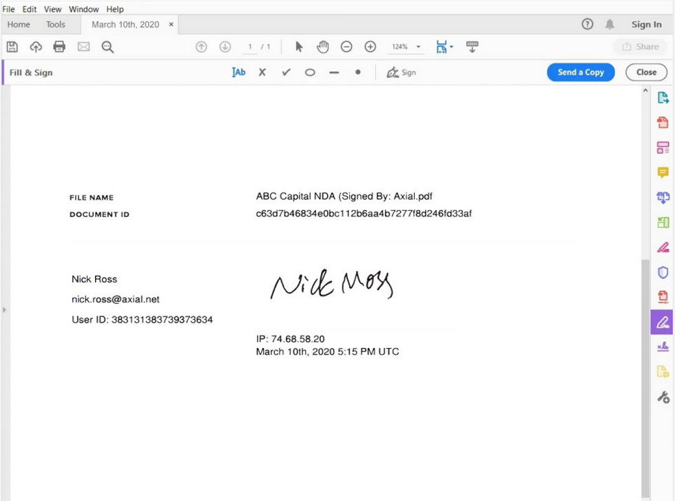 Place and Adjust Signature through Adobe Acrobat Reader