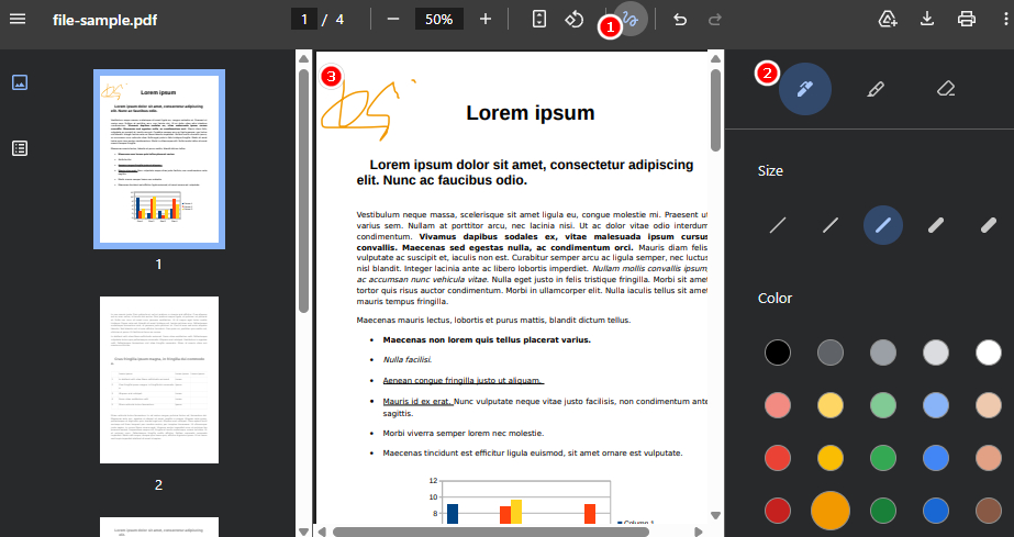 Add Signature to PDF in Chrome