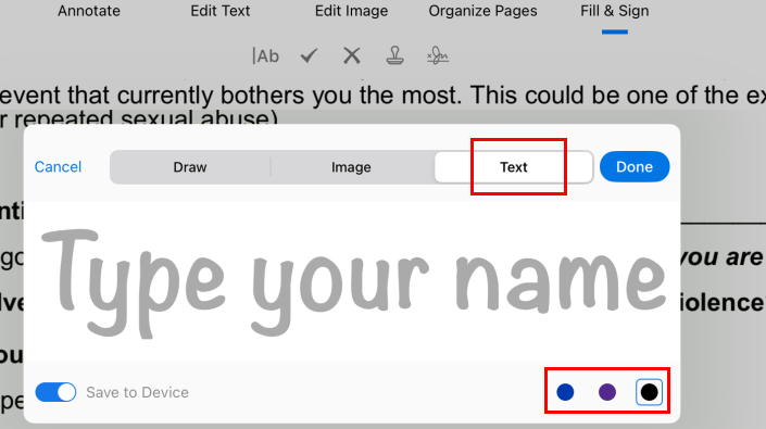 Type Your Signature in PDF with PDFgear
