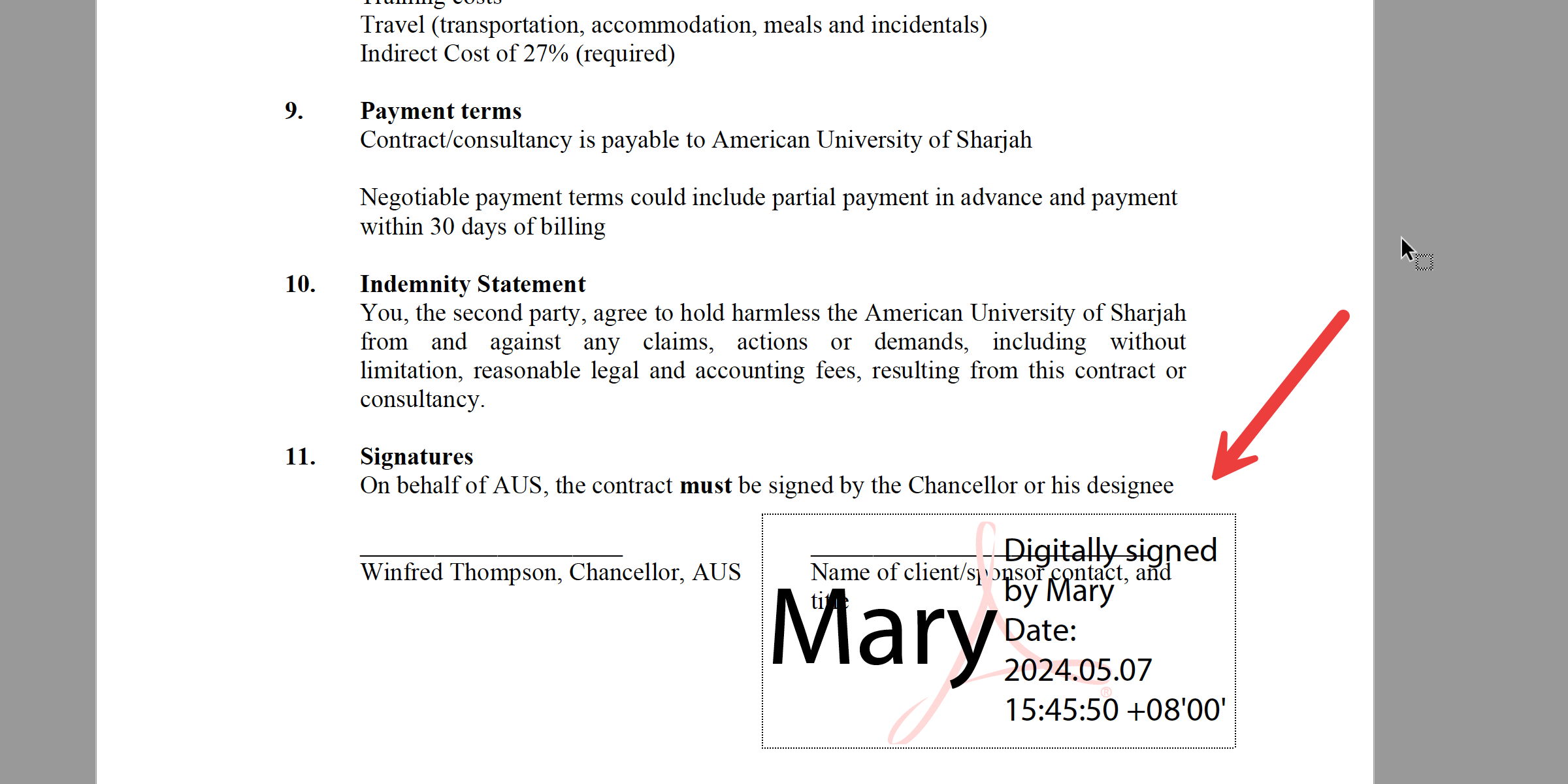 View Results in Acrobat