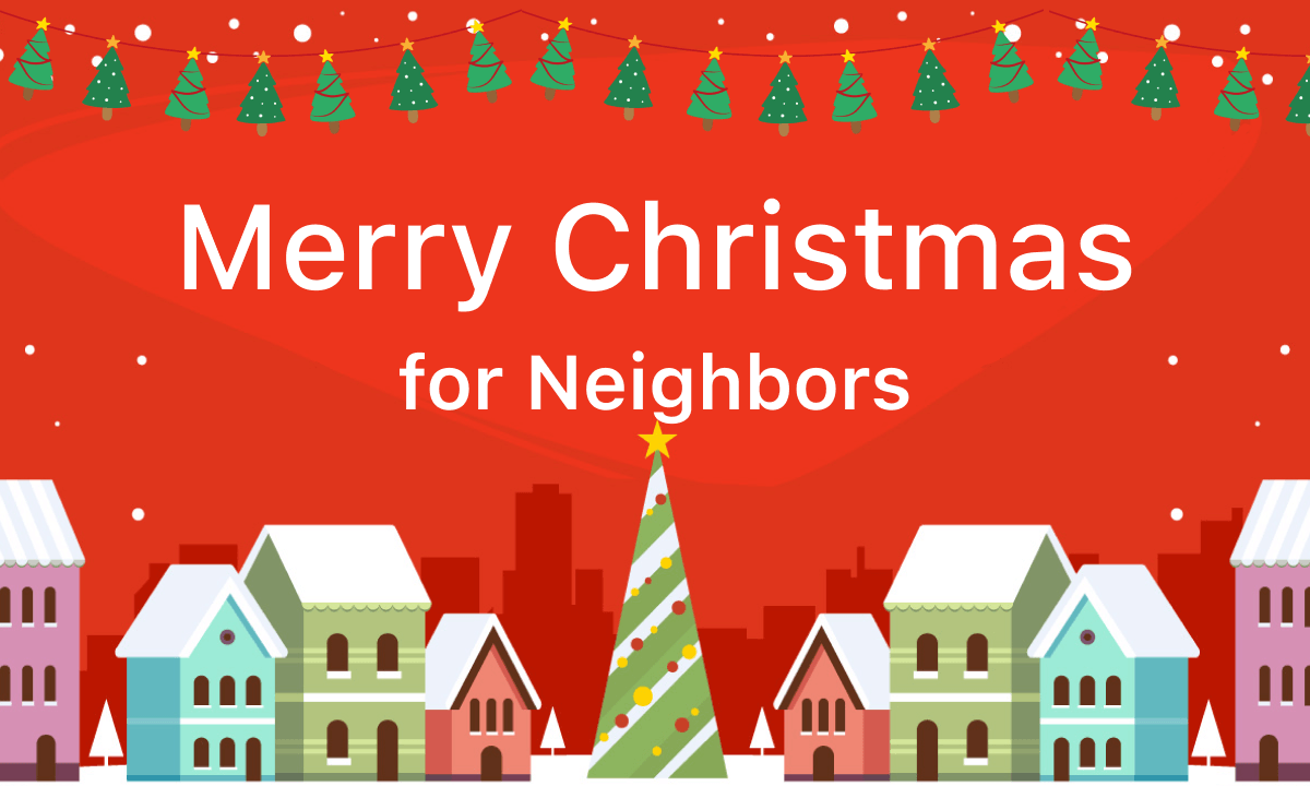 Personalized Good Neighbor Christmas Ornament, Best Neighbors Ever, A Good  Neighbor Is A Welcome Blessing, Christmas Gift For Neighbor