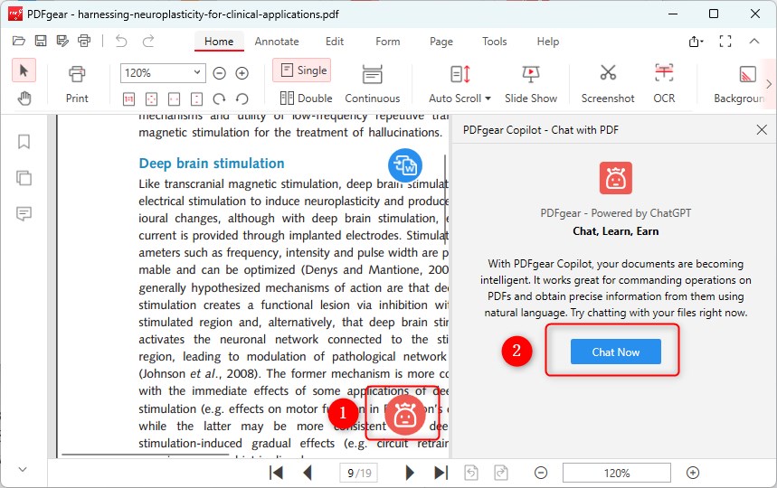 Open PDFgear Copilot