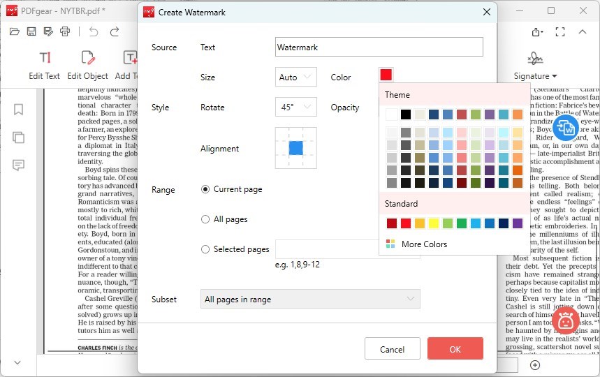 How to Edit Watermarks and Backgrounds in a PDF