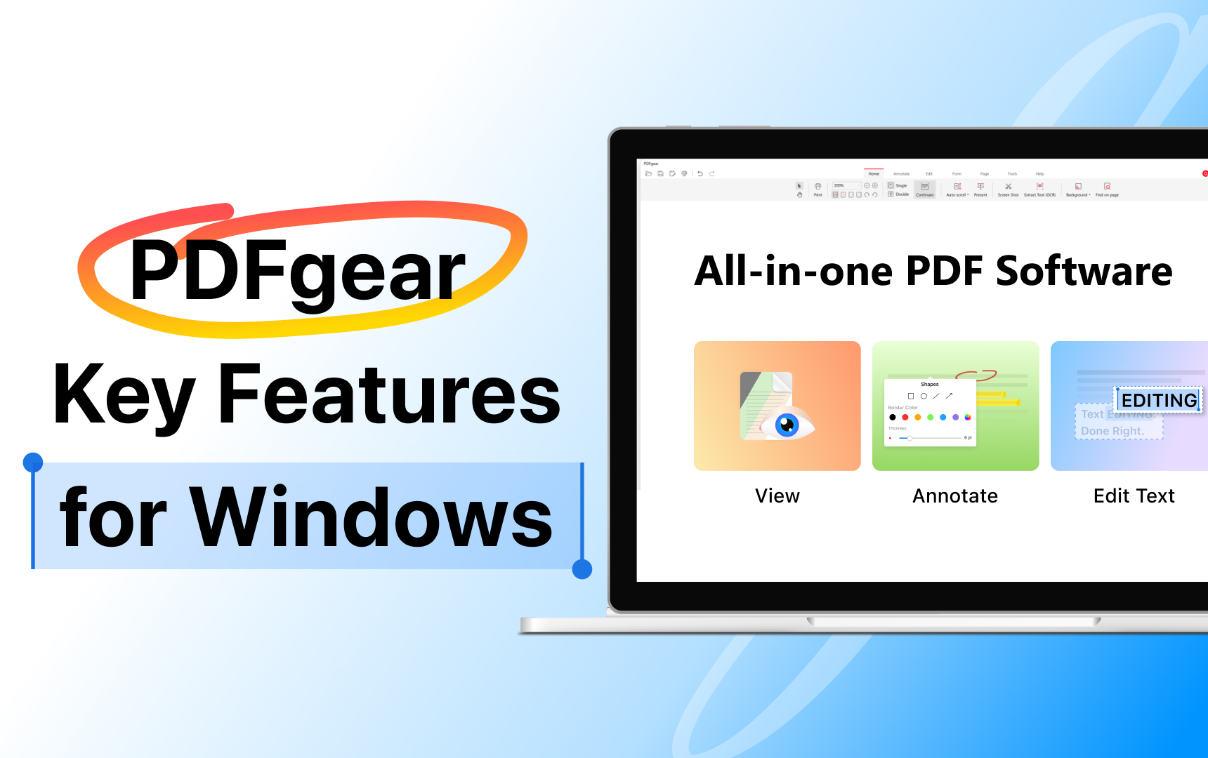 Introduction to Key Features of PDFgear