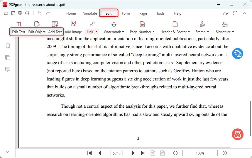 Edit PDF Text