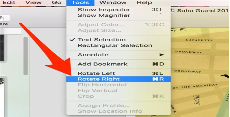 Rotate PDF to Left or Right on Mac
