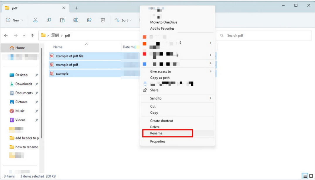 Rename PDF Files in Bulk