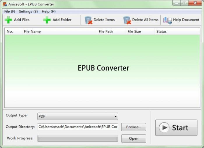 Anicesoft EPUB Converter