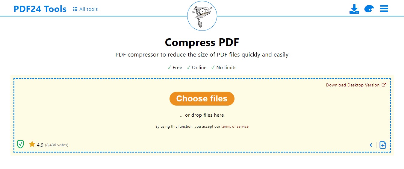 PDF24 Online PDF Compressor