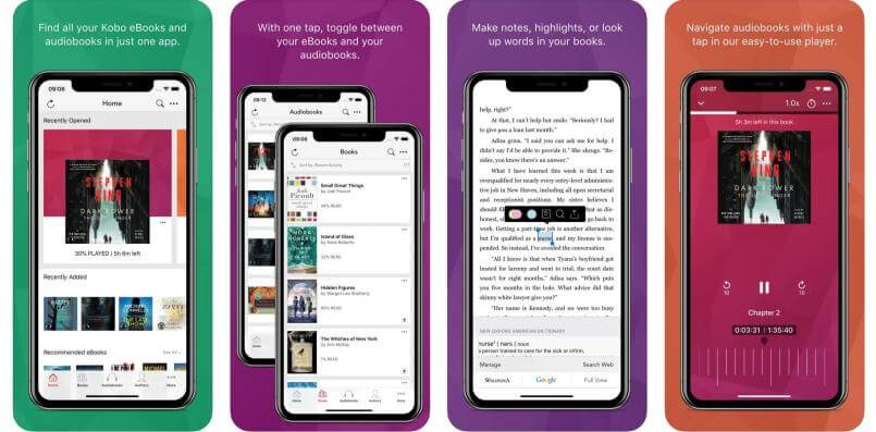 Kobo Books the Audiobook App