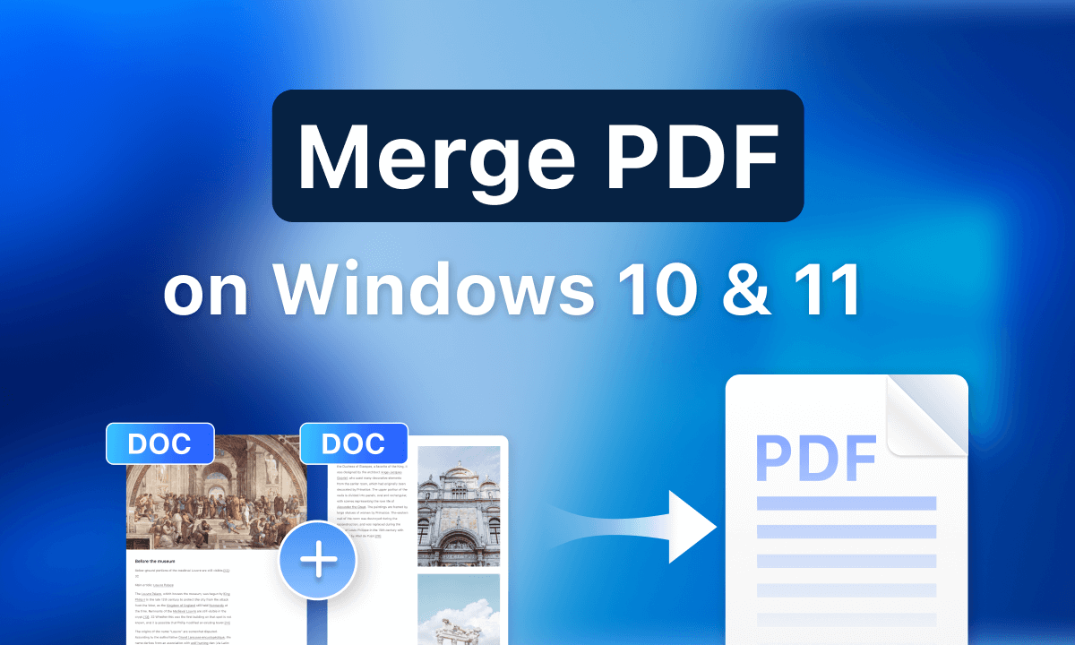 How to Merge PDF Files in Windows 10