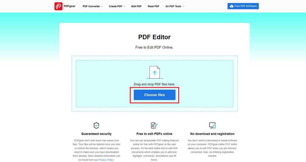 Open PDF in PDFgear