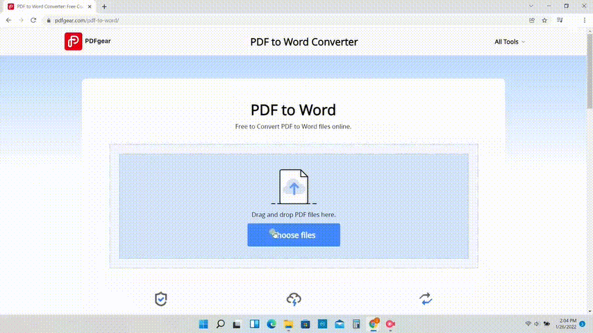 PDFgear PDF to Word